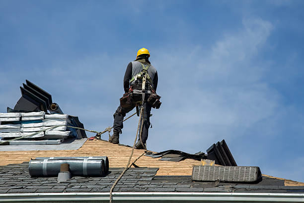 Professional Roofing technician working in University Park, MD